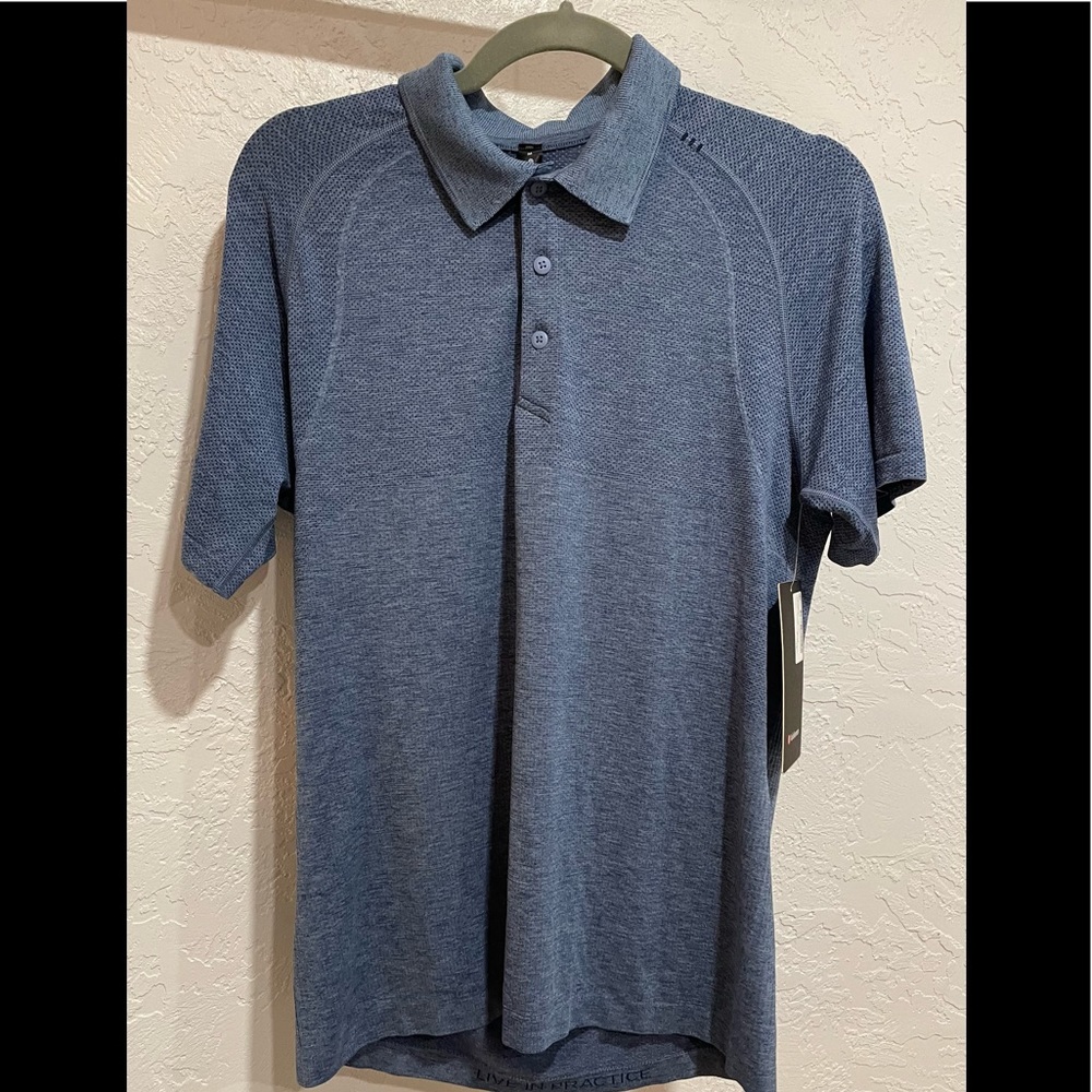 NWT! Lululemon Men’s Performance Polo in in Blue Medium